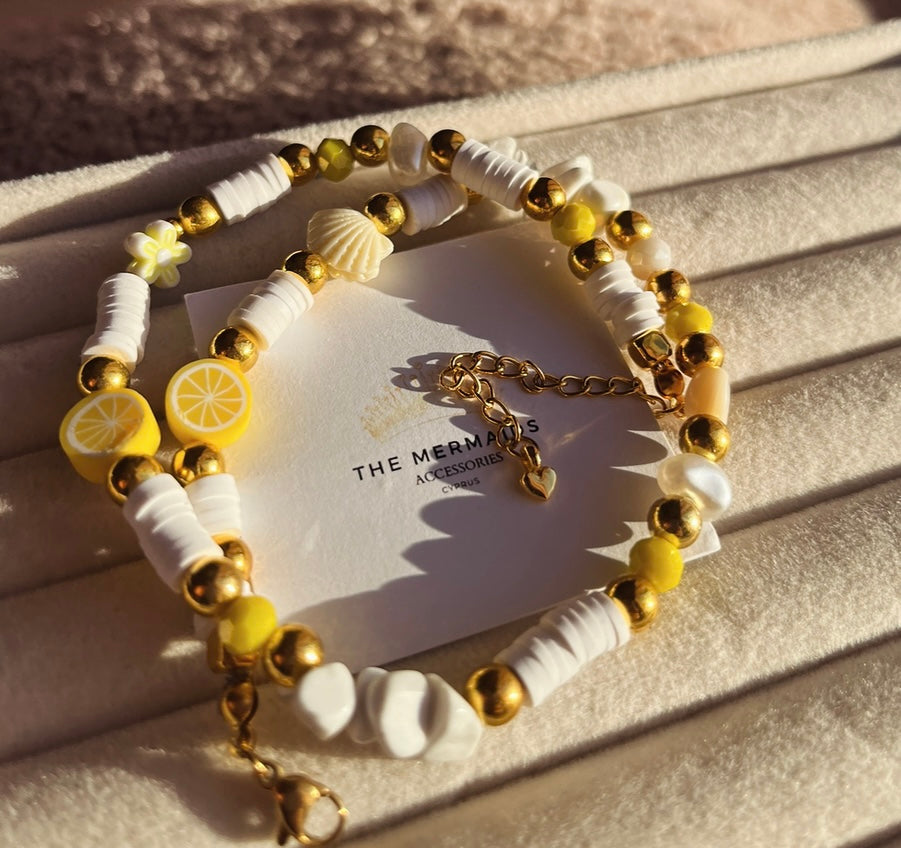 #lemonaki necklace 🍋