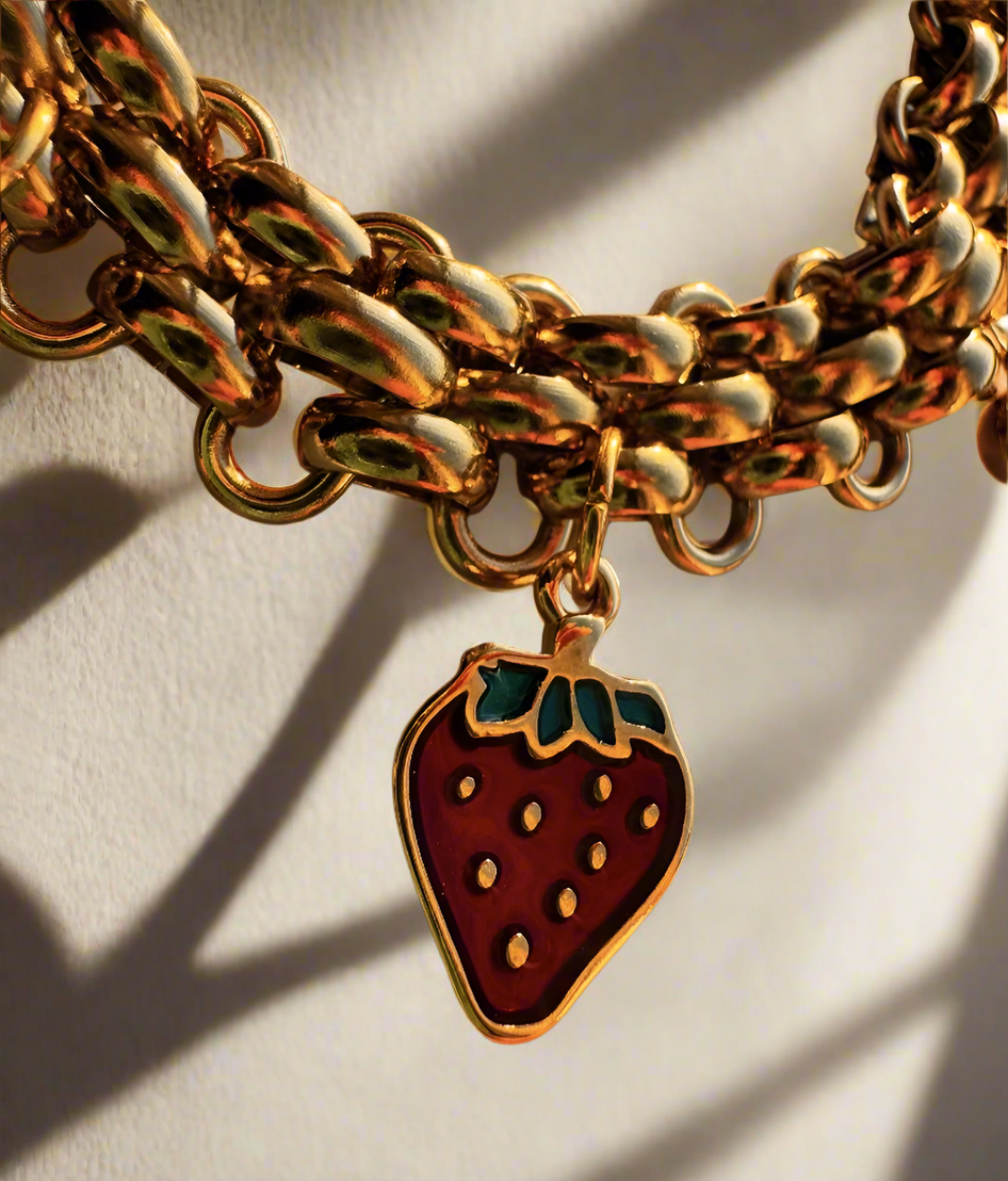 #strawberrycherry bracelet